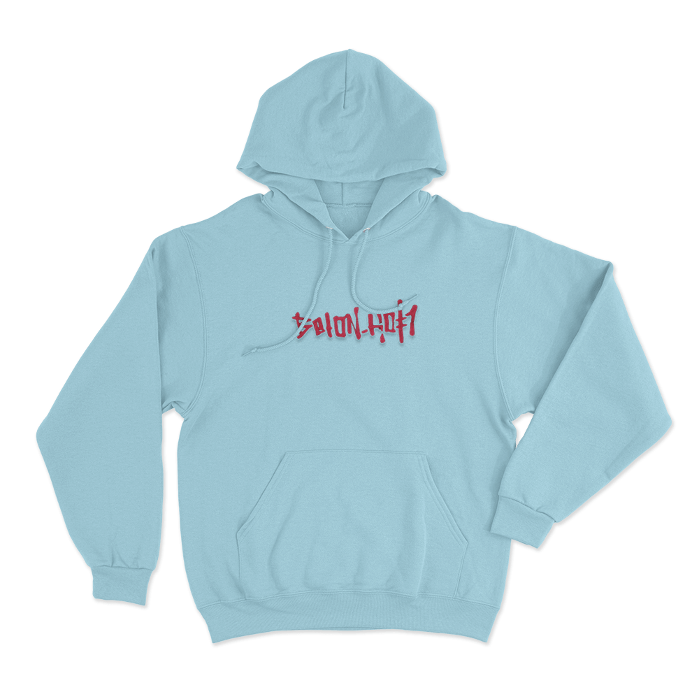 BETON.HOFI Graffiti Unisex Hoodie Sky Blue BETON.HOFI Graffiti Unisex Hoodie Sky Blue