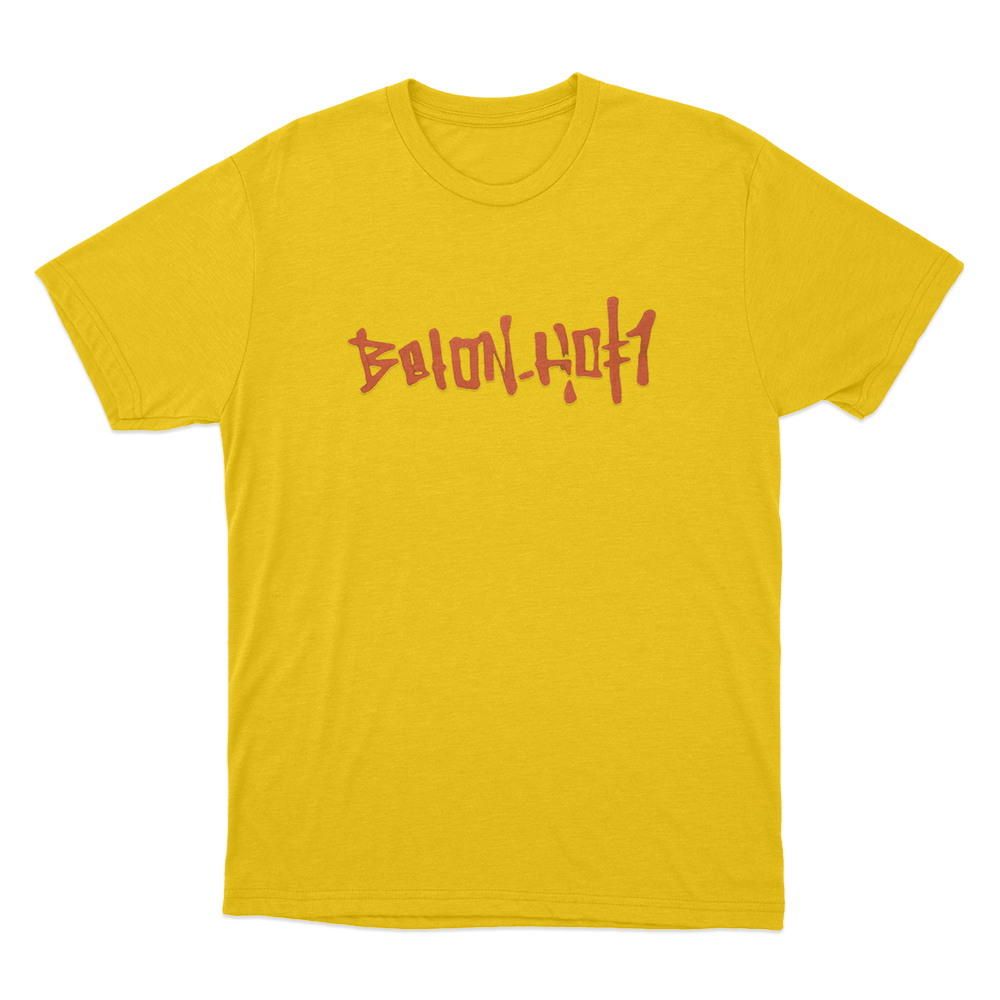 BETON.HOFI Graffiti Unisex T Shirt Yellow BETON.HOFI Graffiti Unisex T Shirt Yellow