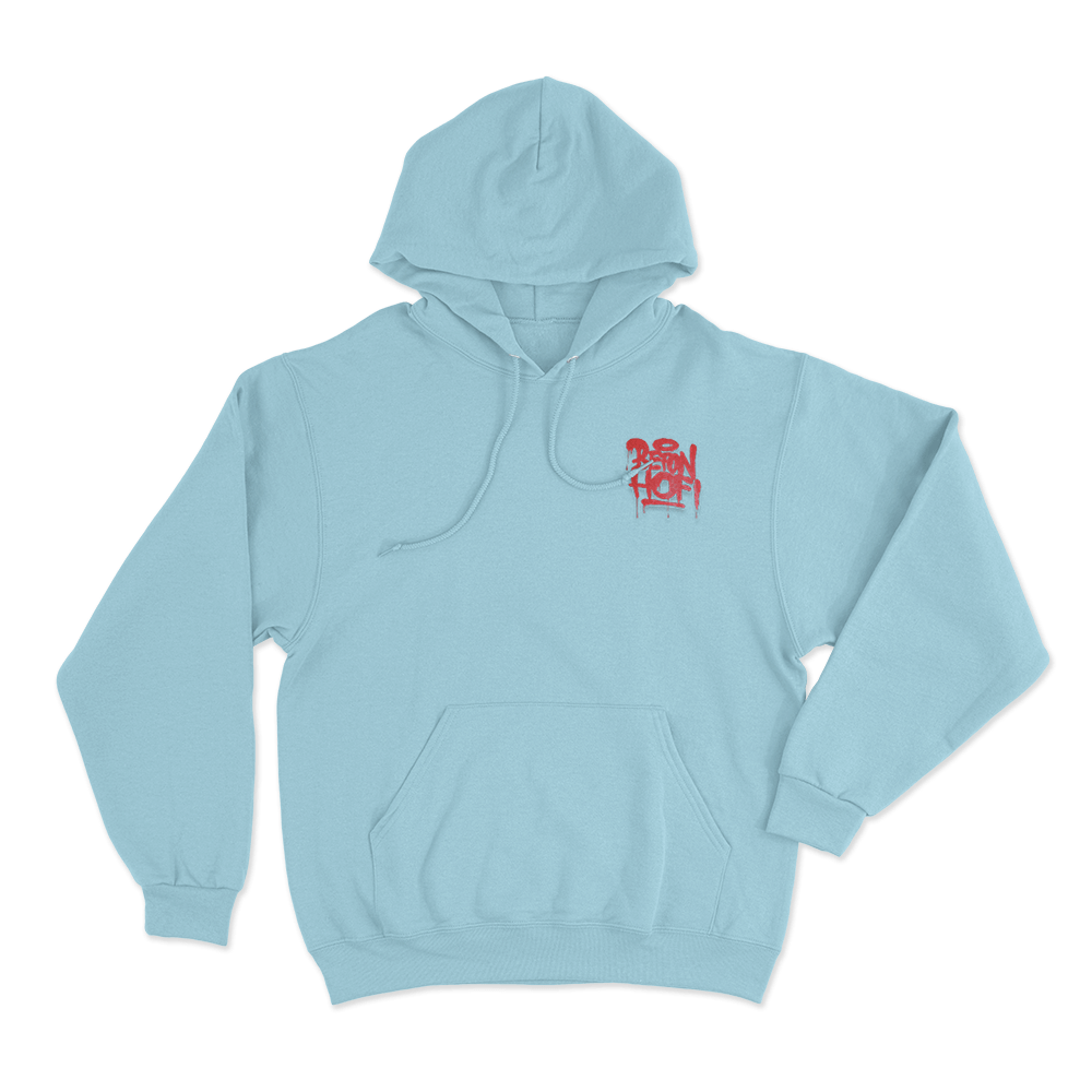 BETON.HOFI Logo Unisex Hoodie Sky Blue BETON.HOFI Logo Unisex Hoodie Sky Blue