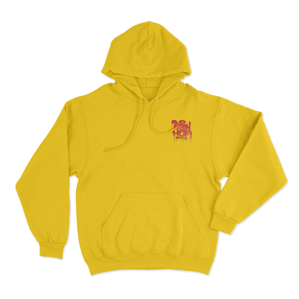 BETON.HOFI Logo Unisex Hoodie Yellow BETON.HOFI Logo Unisex Hoodie Yellow