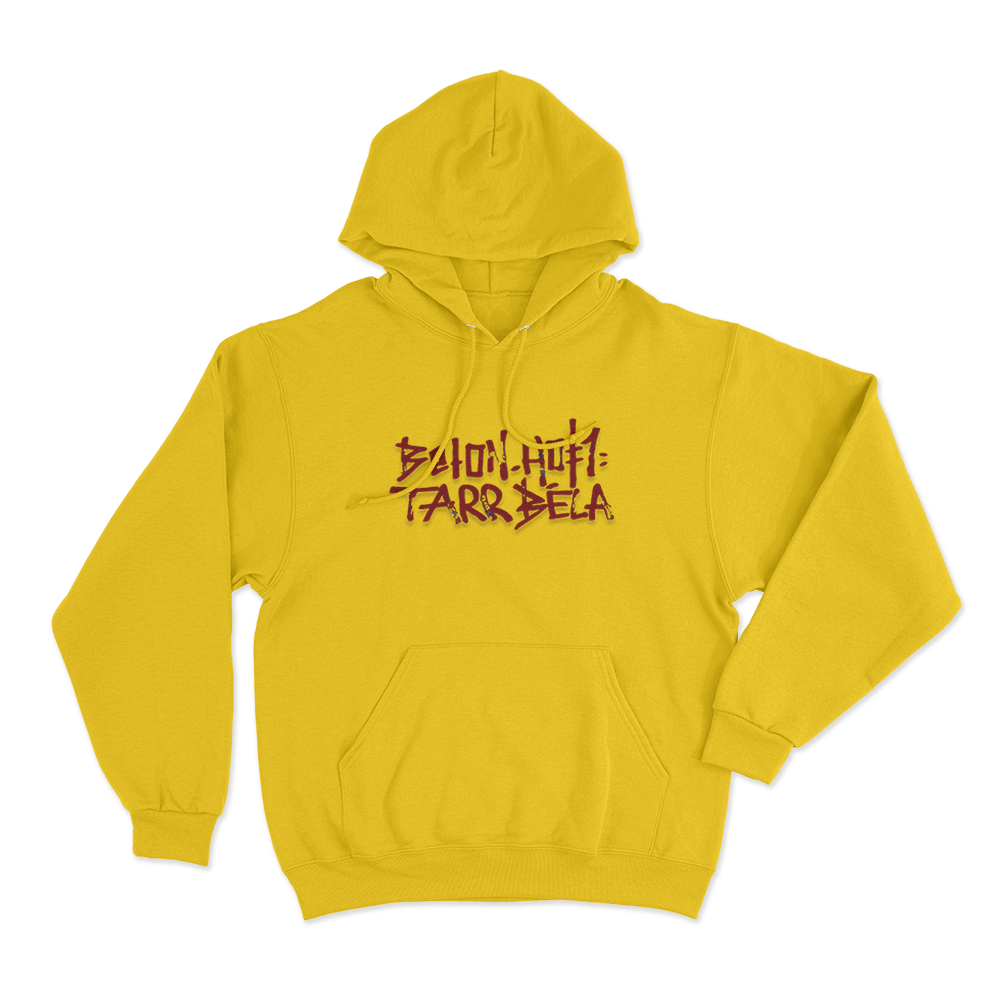 BETON.HOFI TARR BELA Unisex Hoodie Yellow BETON.HOFI TARR BELA Unisex Hoodie Yellow