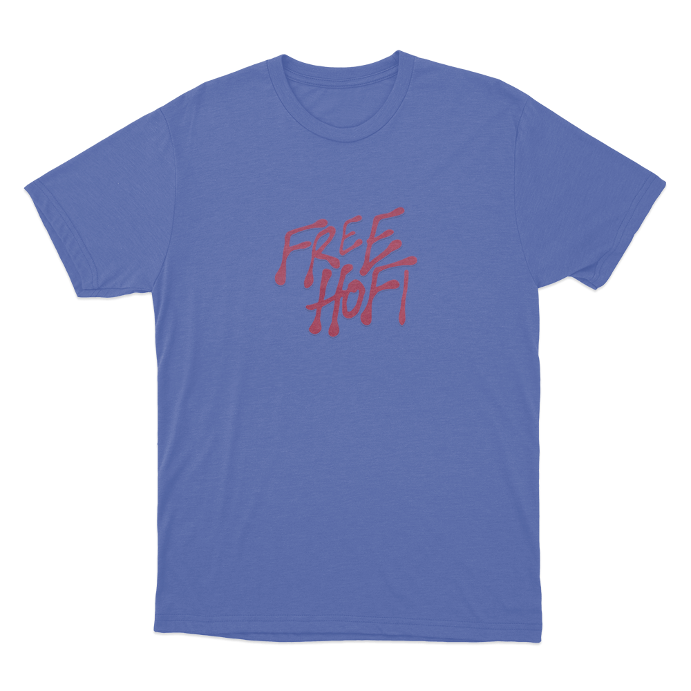 FREE HOFI Unisex T Shirt Blue FREE HOFI Unisex T Shirt Blue