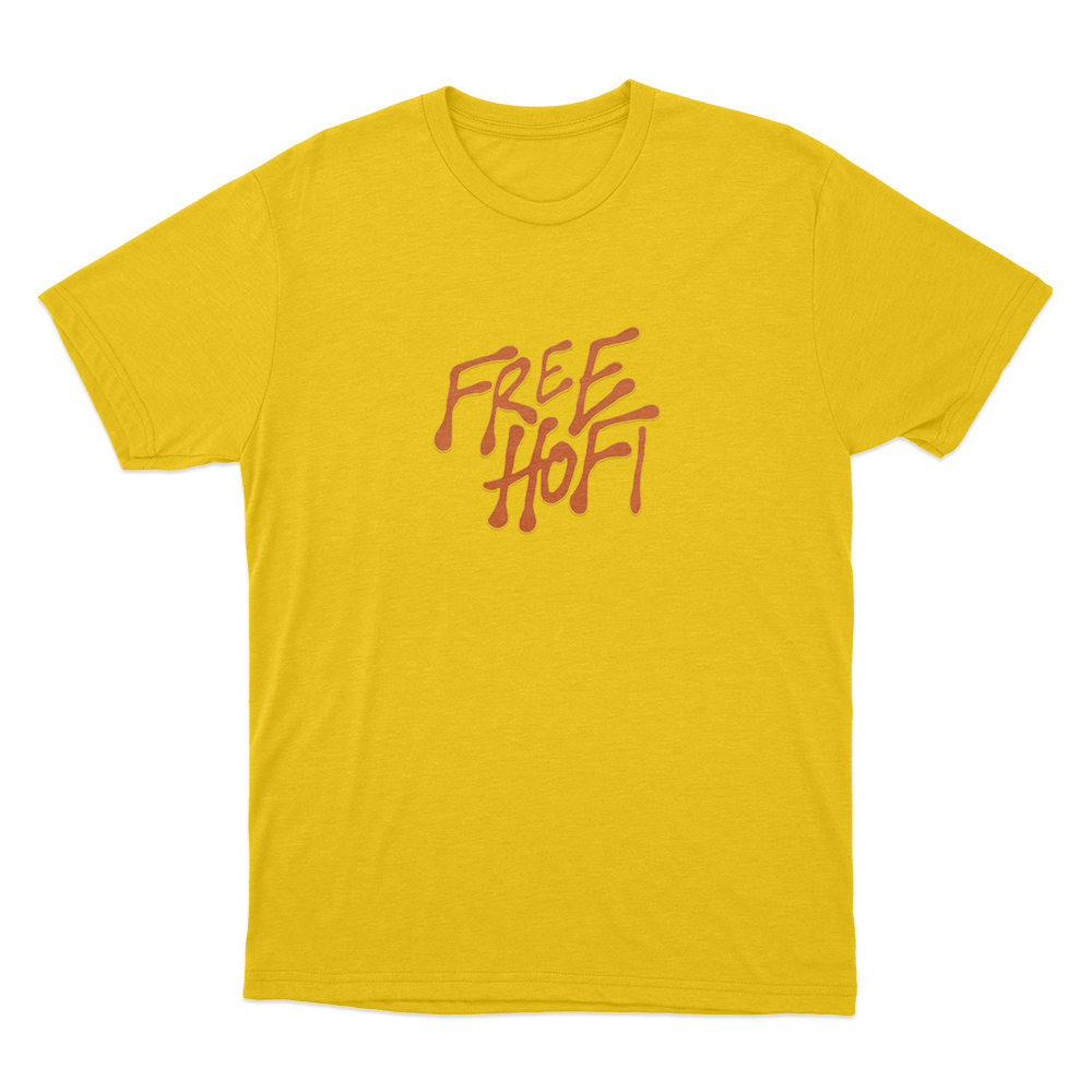 FREE HOFI Unisex T Shirt Yellow FREE HOFI Unisex T Shirt Yellow