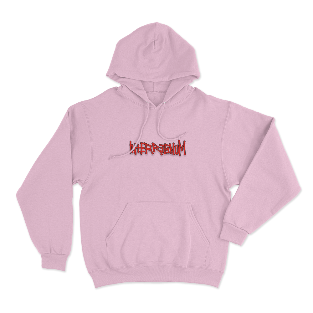 INTERREGNUM Graffiti Unisex Hoodie Pink INTERREGNUM Graffiti Unisex Hoodie Pink